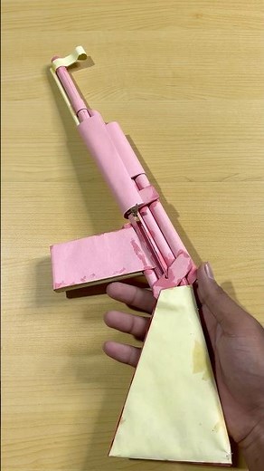 Diy paper AK-47 gun #shorts