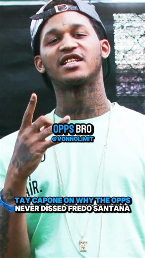 Tay Capone speaks on why the opps never dissed Fredo Santana #taycapone #fredosantana #drill #rap