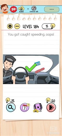 brain test level 184 solved (YAMAAN GAMING)