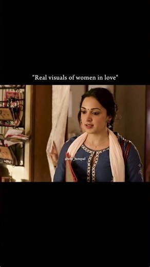 When love is real, nothing else matters. #Shershaah #KiaraAdvani #WomenInLove