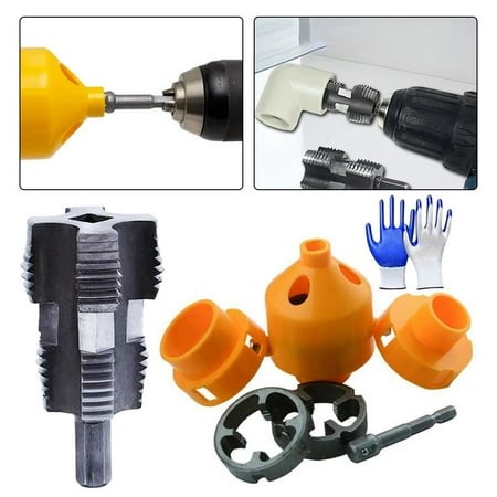 Versatile PVC Pipe Threader Kit: 4-Point & 6-Point Compatible Tool for Easy - Walmart.ca