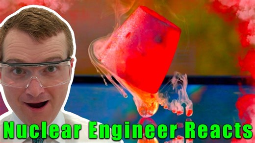 Cooling towers and molten salt explosions! - Nuclear engineer reacts to Slo Mo Guys