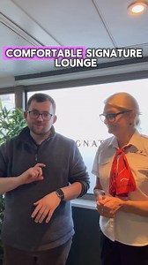 4.8K views · 49 reactions | Sign of the Day with Sam (The Deaf Chef) and special guest Angela, a member of our Signature Lounge crew. Sam taught Angela how to sign - "Welcome Aboard". #RedFunnel #RedFunnelFerry #Ferry #Sailing #SignLanguage | Red Funnel Isle of Wight Ferry | Facebook