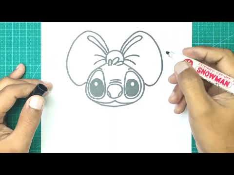 How to Draw Stitch - Cute Kawaii Drawing | Easy Step by Step Tutorial