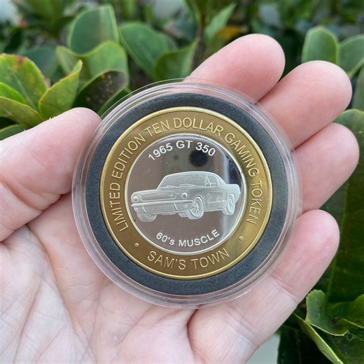 10 Dollar Limited Edition Silver Strike - Casino Token From Sams Town in Las Vegas - Etsy