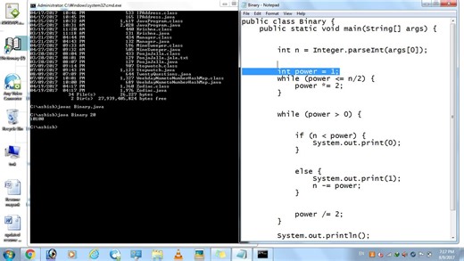 IIT JEE Preparation | program to convert decimal into binary | Facebook