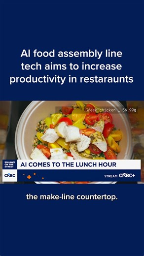 CNBC’s Kate Rogers with an exclusive look at startup Hyphen and its automated makeline. Restaurant brands including Chipotle and Cava have invested in the company and are beginning to test its technology. Watch more: cnb.cx/45x1Pfj | CNBC