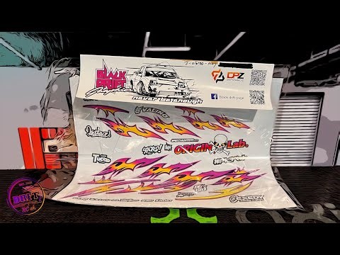 New Decal / Sticker Set for RC Drift Bodys