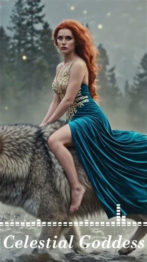 You met the ancient wolf goddess in the wild 🐺✨