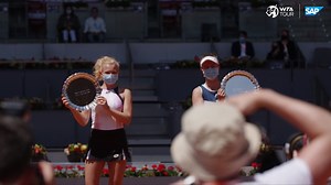 9.2K views · 236 reactions | "Feels amazing. Every time you lift a trophy it's really good. I think we played really great matches here."  Barbora Krejcikova and Siniakova Katerina recap winning their 2⃣nd title of 2021 at the Mutua Madrid Open! | WTA | Facebook