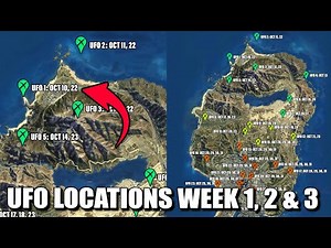 WRONG MAP - UFO EVENT IS NEXT WEEK - Oktober 15 All 26 UFO Locations Map | GTA 5 Online