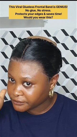 Protect Your Edges and Save Time / No Glue No Stress (Perfect for turban & scarf)