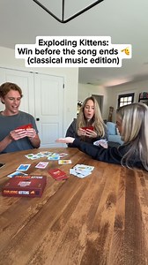 My heart was going to explode 🙃 #explodingkittens #gamenight | Exploding Kittens