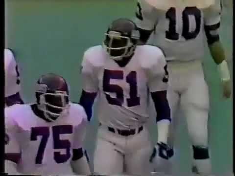 Dallas Cowboys vs New York Giants 1980 Week 10