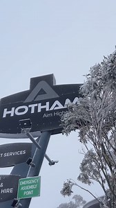 Fresh snow overnight at Mt Hotham! Lachie and the snow-clearing team were busy this morning, making sure the roads through the resort were clear. | Mt Hotham Alpine Resort