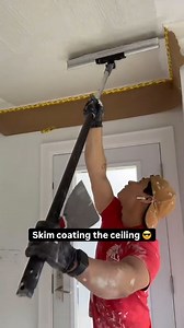 86K views · 314 reactions | Using the LEVEL5 Tools Roller & 24” Skimming Blade to skim coat the ceiling  @patch.dudes  | LEVEL5 Tools | Facebook