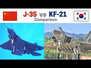 J-35 vs KF-21, who will win? Chinese & Korean stealth fighter head to head, better than F-35?