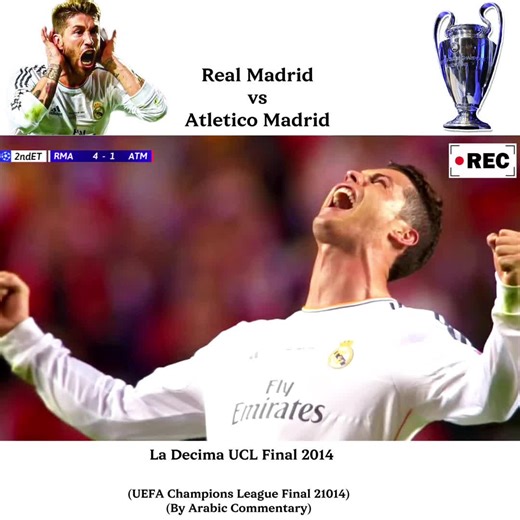 Champions League Final Match 2014 || Real Madrid vs Atletico Madrid #cristianoronaldo #cr7 ##football #football #championsleague #viral #fyp #foryoupage