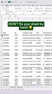 6.1K views · 42 reactions | #googlesheetstips #exceltipsandtricks | LEARN MORE | Facebook