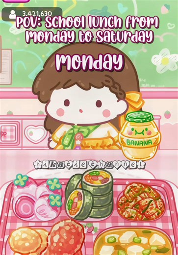 POV: school lunch monday to saturday | Tanghulu Master Follow me @Lily First Story Facebook: hikacie channel Instagram: hikaciechannelyt YouTube: hikacie channel #tanghulumaster #pov #lunch #trending #fyp