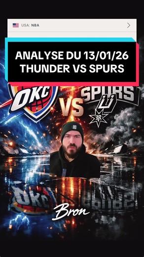 Partie 1 Analyse : Thunder Vs Spurs #nba #basketball #us #thunder #spurs