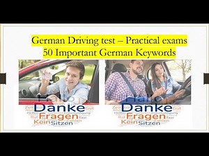Part 1 - German keywords for German Driving License practical exam | Frequently asked questions.