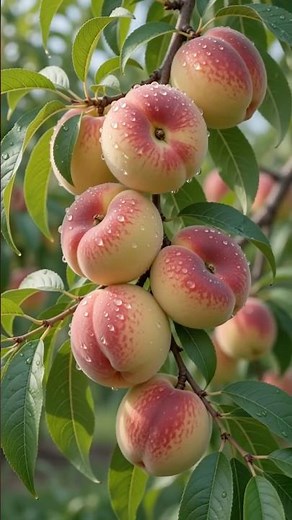 Watch This Amazing Donut Peach Tree Grow From Seed! 🍑✨ #timelapse