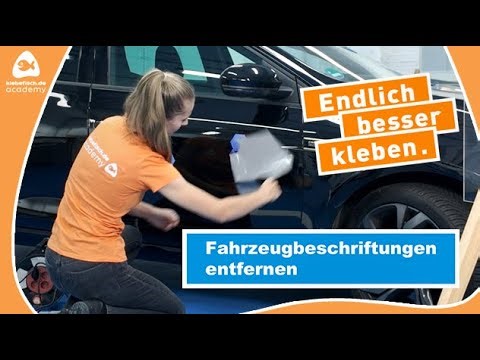 Autoaufkleber richtig entfernen 🚗💨 – So geht's ohne Rückstände! 🔧 | klebefisch.de