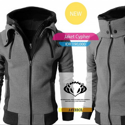 3.6K views · 4 comments | Jaket cypher IDR 200,000 Spesifikasi Material: Fleece Size: M L XL (lokal) Pattern: Solid Sleeve: long Fit Type: Fit Style: Casual, Fashion, street wear Thickness: Regular Decorations: Hoodie, chest pocket #jfleece #hoodie #sweater #jaket | J-Fleece | Facebook