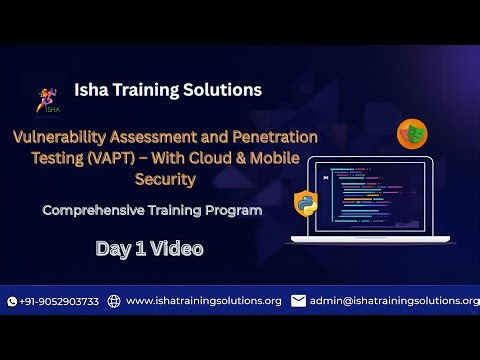 Vulnerability Assessment and Penetration Testing Day 1 Video 9th Decembeer 2025