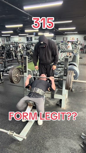 315 bench press (incline/ paused) @ 200 BW #reels #ytshorts