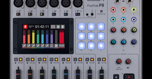 PodTrak P8 Podcast Recorder | Buy Now