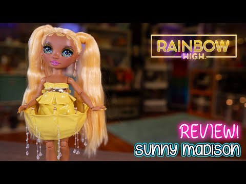 Rainbow High Fantastic Fashion Sunny Madison Doll Review! (Project Rainbow)