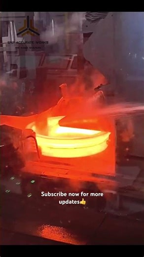 Red Hot Steel Ring Forging 🔥#youtubeshorts #ring