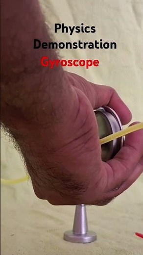 Gyroscope Demonstration- Physics Experiment - STEM toys