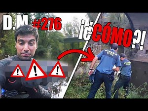 The police were shocked by what I found in the river with my magnet - Metal Detection 276