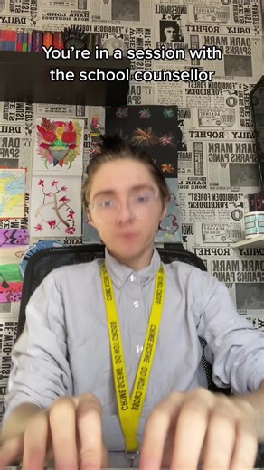 Supportive School Counselor Session for Students