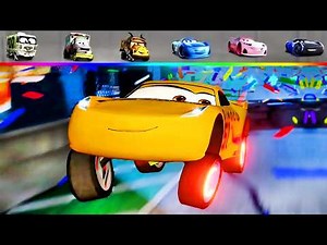 Cars 3 Driven to Win - Jackson Storm vs Lightning McQueen