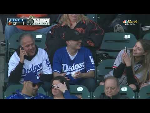 Fan drops ballpark food two separate times