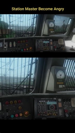 Station Master Got Angry 😡😤 | 100% Realistic WAP-7 Drive 😍🤩 #bharatraillines #train #shotrtvideo