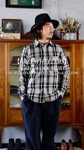 【FREEWHEELERS】"Eddy" WORK SHIRT