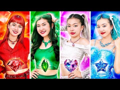 Poor Emerald Vs Normal Sapphire Vs Rich Diamond Vs Giga Rich Ruby Girl At Dance Contest!