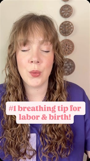 Breathing is one of the best coping strategies for labor, and if you keep this one key technique in mind, your breathe will be even more powerful! #birthtip #labornurse #laborbreathing #laboranddelivery #laborcoping #birth #labor #thirdtrimester #pregnancy #laboranddeliverynurse #childbirtheducation #givingbirth | Nurse Zabe
