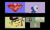 Mix of 4 videos from youtube : Bfdi auditions (6 of em)