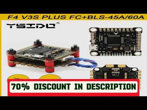 #YSIDO NEW F4 V3S PLUS Flight Control FC Support BetaFlight/INAV BLS-45A/60A 4in1 ESC Stack For RC
