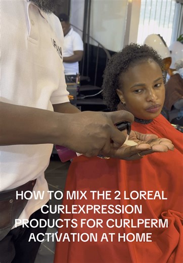 Curly Perm Activation at Home with L'Oréal Products