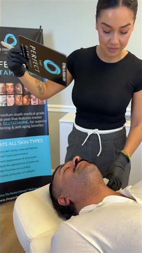 The Perfect Derma Peel is a medical grade treatment designed to improve texture, tone, and clarity!