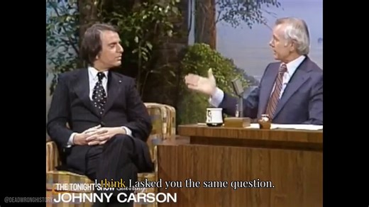 In 1978, Carl Sagan told Johnny Carson that faster-than-light travel would mean effects precede causes — you'd flip a switch after the light came on. Then recited a limerick from memory. Carson gave him a gold star.