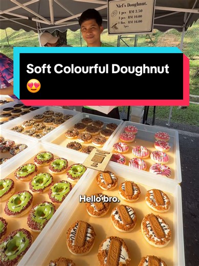 Soft Colourful Doughnut in Kuala Lumpur