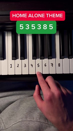 181K views · 1.9K reactions | Home Alone Theme #christmas #christmasmusic #homealone #piano #tutorial #pianolessons #christmastime | Keys Tutorials | Facebook
